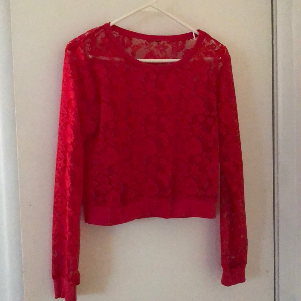 Lace long sleeve